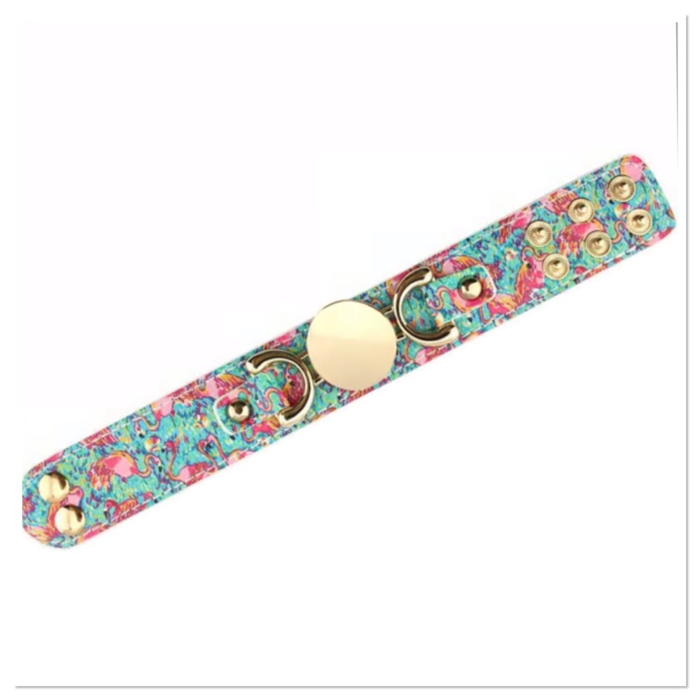 Beautiful Flamingo Leather Bracelet